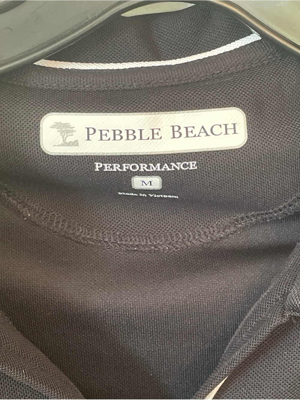 Pebble Beach Women’s Golf Tennis Black Tank With White Trim Size Medium - Picture 3 of 7